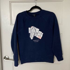 J.Crew sweatshirt size XS Navy